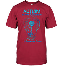 Load image into Gallery viewer, Autism Is Not A Disease It's Borderline Genius Special Custom Design Guys Tee
