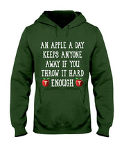 Load image into Gallery viewer, An Apple A Day Keeps Anyone Away Special Custom Design Hoodie
