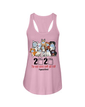 Load image into Gallery viewer, 2020 The Year When Shit Got Real Special Custom Design Ladies Flowy Tank
