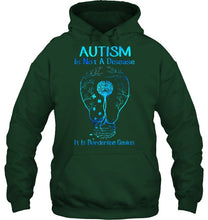 Load image into Gallery viewer, Autism Is Not A Disease It's Borderline Genius Special Custom Design Hoodie
