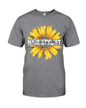 Load image into Gallery viewer, Market Trendz Love What You Do Sunflower Gift For Hair Stylist Guys Tee
