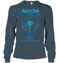 Load image into Gallery viewer, Autism Is Not A Disease It's Borderline Genius Special Custom Design Unisex Long Sleeve
