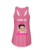 Load image into Gallery viewer, Black Phone Case Made In 80 40 Years In Awesomeness For Friends Ladies Flowy Tank
