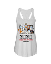 Load image into Gallery viewer, 2020 The Year When Shit Got Real Special Custom Design Ladies Flowy Tank
