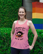 Load image into Gallery viewer, Birthday Gift For November Girl Walk By Faith Not By Sight Ladies Flowy Tank
