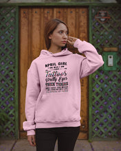 Load image into Gallery viewer, April Girl Has Tattoos Pretty Eyes Thick Thighs For Birthday Gift Hoodie
