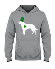 Load image into Gallery viewer, Australian Kelpie Lucky Leprechaun St. Patrick's Day Color Changing Mug Hoodie
