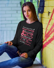 Load image into Gallery viewer, Behind Every Woman With Breast Cancer  Meaningful Gift For Family Sweatshirt
