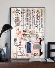 Load image into Gallery viewer, Balloons You Never Face Them Alone Gift For Bestie Vertical Poster

