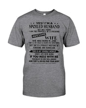 Load image into Gallery viewer, A Spoiled Husband Of    June Freaking Awesome Wife For Birthday Gift Guys Tee
