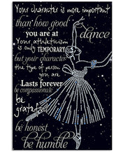 Load image into Gallery viewer, Ballet - Your character lasts forever Vertical Poster
