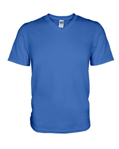 A Grumpy Old Man Was Born In April Will Shoot You For Birthday Gift Guys V-Neck