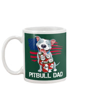 Load image into Gallery viewer, Black Phone Case Pitbull Dad Gift For Pitbull Lovers Mug
