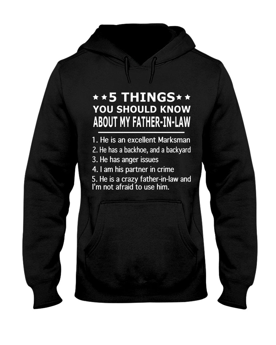 5 Things You Should Know About My Father In Law Gift For Men Excellent Marksman Hoodie