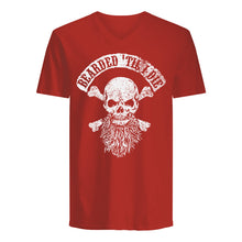 Load image into Gallery viewer, Bearded Til I Die Merchandise Special Custom Design Guys V-Neck
