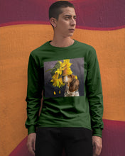 Load image into Gallery viewer, Basset Hound With Sunflower Special Custom Design For Dog Lovers Unisex Long Sleeve
