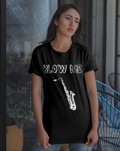 Load image into Gallery viewer, Bow Me Saxophone Custom Design For Music Instrument  Lovers Guys Tee
