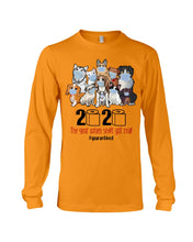 Load image into Gallery viewer, 2020 The Year When Shit Got Real Special Custom Design Unisex Long Sleeve
