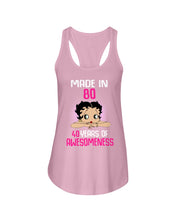 Load image into Gallery viewer, Black Phone Case Made In 80 40 Years In Awesomeness For Friends Ladies Flowy Tank
