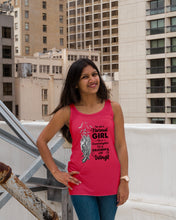 Load image into Gallery viewer, A Granddaughter To A Grandpa With Wings Handheld Gift For Granddaughter Ladies Flowy Tank
