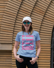 Load image into Gallery viewer, Be Strong Be Brave Be Humble  Breast Cancer Awareness Custom Design Ladies Tee
