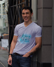 Load image into Gallery viewer, Be Humble For You Are Made Of Earth Custom Design For Ukulele Lovers Guys V-Neck
