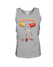 Load image into Gallery viewer, Antifepresants Mushrooms  Unique Custom Design For Cute Girls Unisex Tank Top
