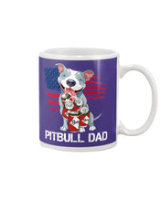 Load image into Gallery viewer, Black Phone Case Pitbull Dad Gift For Pitbull Lovers Mug
