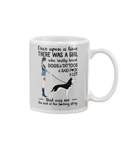 Load image into Gallery viewer, A Girl Really Loved Dogs And Tattoos  Unique Custom Design Mug
