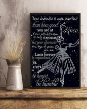 Load image into Gallery viewer, Ballet - Your character lasts forever Vertical Poster
