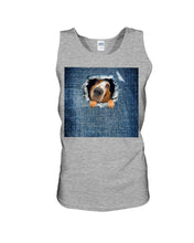 Load image into Gallery viewer, Blue Phone Case With Dog Face Gift For Basset Hound Lovers Unisex Tank Top
