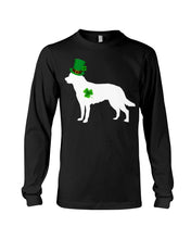 Load image into Gallery viewer, Australian Kelpie Lucky Leprechaun St. Patrick's Day Color Changing Mug Unisex Long Sleeve
