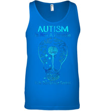 Load image into Gallery viewer, Autism Is Not A Disease It's Borderline Genius Special Custom Design Unisex Tank Top

