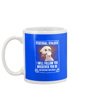 Load image into Gallery viewer, Bedlington Terrier Personal Stalker St. Patrick's Day Printed Mug Mug
