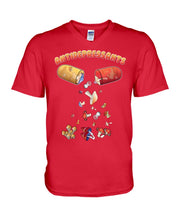 Load image into Gallery viewer, Antifepresants Mushrooms  Unique Custom Design For Cute Girls Guys V-Neck
