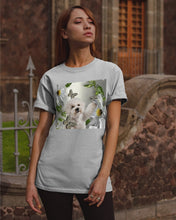 Load image into Gallery viewer, Bichon Frise With Butterflies Simple Custom Design  For Dog Lovers Guys Tee

