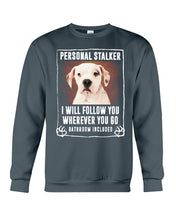 Load image into Gallery viewer, American Bulldog Personal Stalker St. Patrick's Day Printed Mug Sweatshirt
