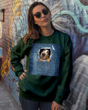 Load image into Gallery viewer, Blue Phone Case With Dog Face Gift For Basset Hound Lovers Sweatshirt
