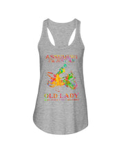 Load image into Gallery viewer, Assuming I'm Just An Old Lady Loves Motorbike For Sport Lovers Ladies Flowy Tank
