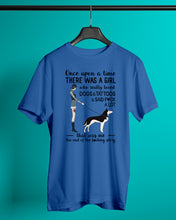 Load image into Gallery viewer, A Girl Really Loved Dogs And Tattoos  Unique Custom Design Guys Tee
