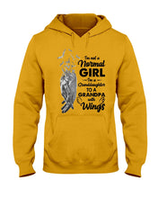 Load image into Gallery viewer, A Granddaughter To A Grandpa With Wings Handheld Gift For Granddaughter Hoodie
