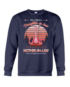 I'm A Proud Daughter In Law Vintage Design Gift For Family Sweatshirt