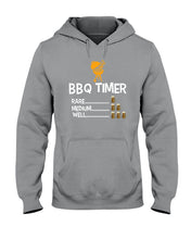 Load image into Gallery viewer, Bbq Timer Rare Medium Well Funny Gift For Friends Hoodie
