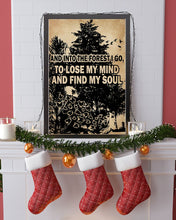 Load image into Gallery viewer, And In To The Forest I Go Lose My Mind Butterfly Vertical Poster

