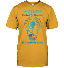 Load image into Gallery viewer, Autism Is Not A Disease It's Borderline Genius Special Custom Design Guys Tee
