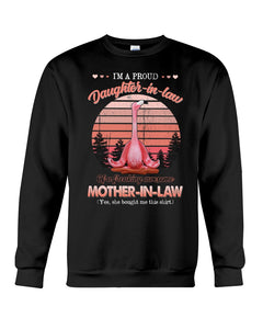I'm A Proud Daughter In Law Vintage Design Gift For Family Sweatshirt