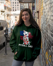 Load image into Gallery viewer, Black Phone Case Pitbull Dad Gift For Pitbull Lovers Hoodie
