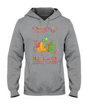 Load image into Gallery viewer, Assuming I'm Just An Old Lady Loves Motorbike For Sport Lovers Hoodie
