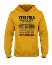 Load image into Gallery viewer, A Spoiled Wife Of An Awesome Grumpy Old Husband Trending Hoodie

