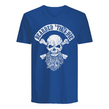 Load image into Gallery viewer, Bearded Til I Die Merchandise Special Custom Design Guys V-Neck
